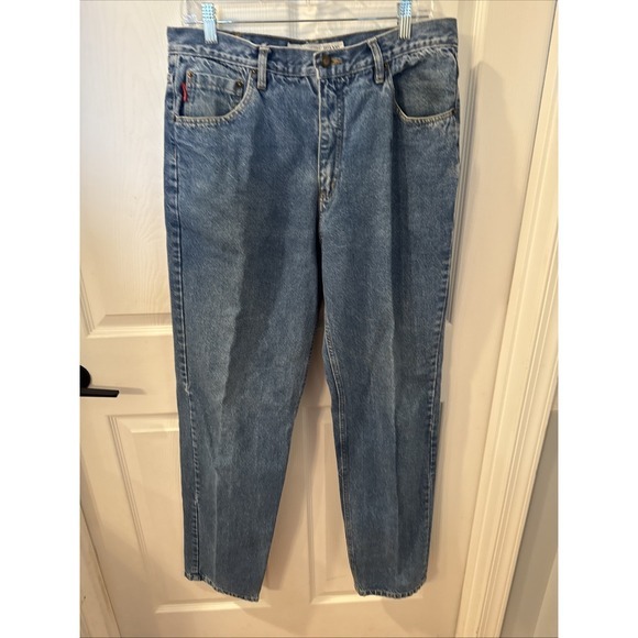 Vintage Gold Crest Bugle Boy Loose Fit‎ Men's Jeans Size 33x34 - Picture 1 of 8